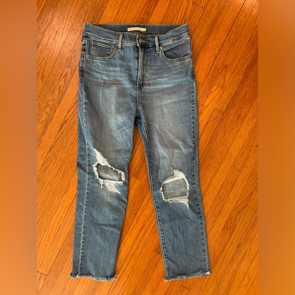 724 Highrise Straight Crop Levi’s Jeans
